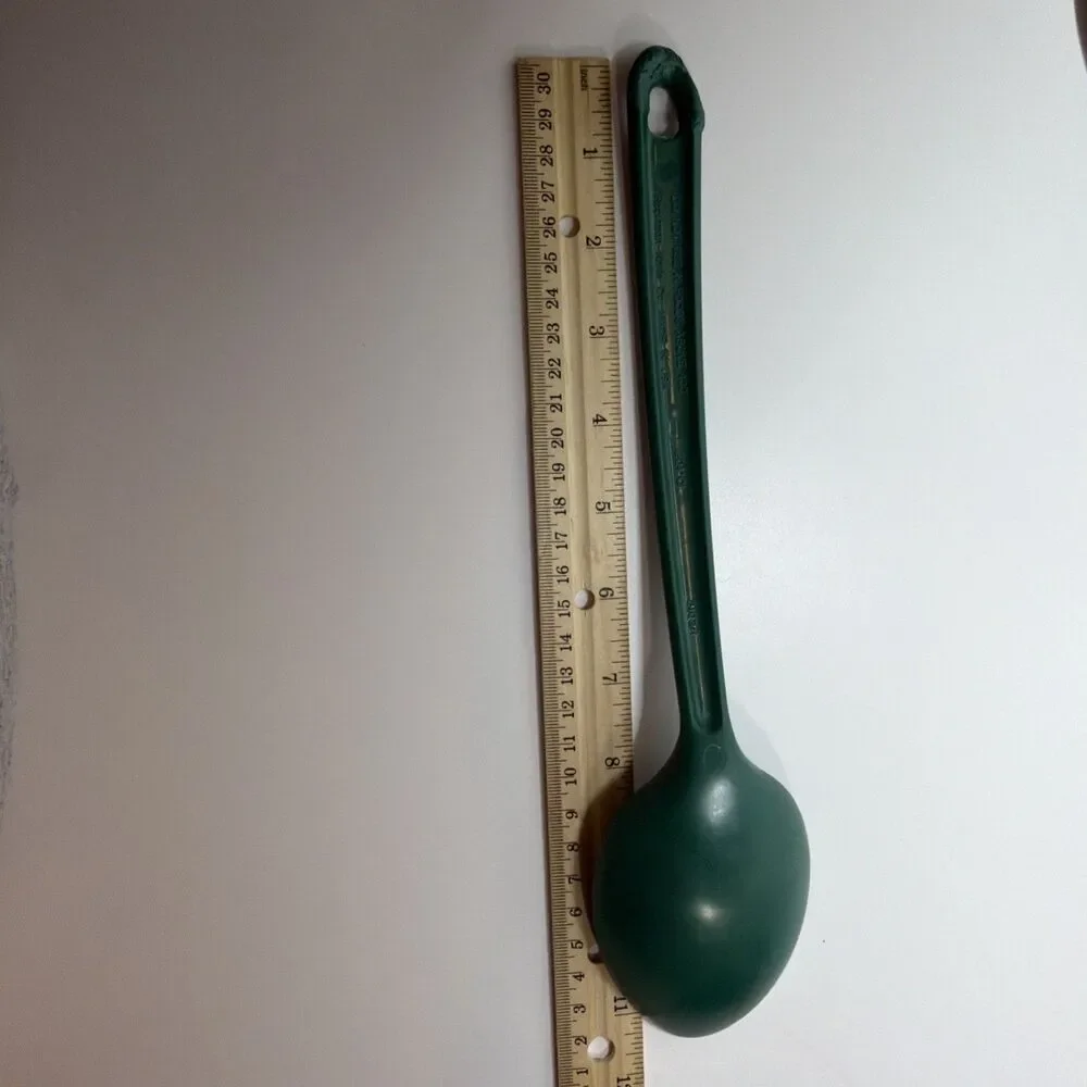 Ultratemp Solid Green Serving Spoon Kitchen Utensil 11.5